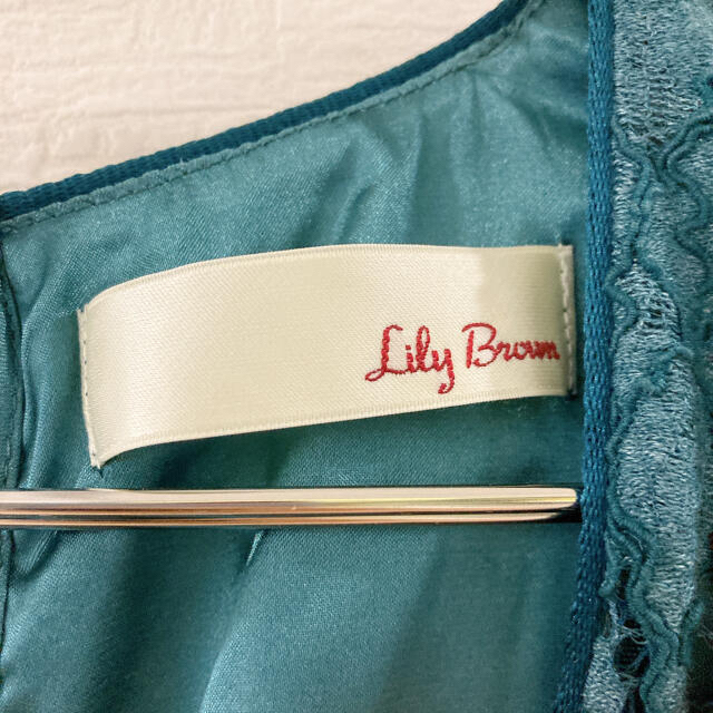 Lily Brown(リリーブラウン)のLily Brown リリーブラウン　カシュクール　花柄レースワンピース レディースのワンピース(ロングワンピース/マキシワンピース)の商品写真