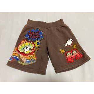 ディズニー(Disney)の＊90㎝ ドナルドダッグ ハーフパンツ＊(パンツ/スパッツ)