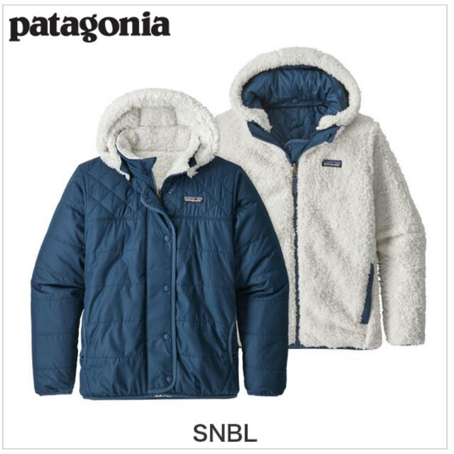 patagonia(パタゴニア)のおにぎりむっく様専用Patagonia Girls' リバーシブルジャケット  レディースのジャケット/アウター(ダウンジャケット)の商品写真