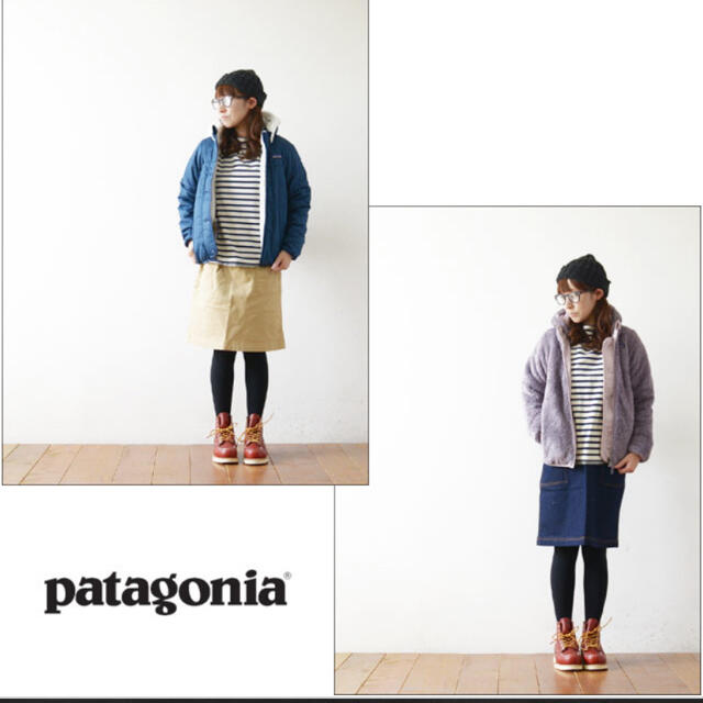 patagonia(パタゴニア)のおにぎりむっく様専用Patagonia Girls' リバーシブルジャケット  レディースのジャケット/アウター(ダウンジャケット)の商品写真