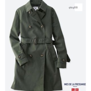 ユニクロ(UNIQLO)の【新品】UNIQLO✖️INES DE LA FRESSANGEトレンチコートS(トレンチコート)