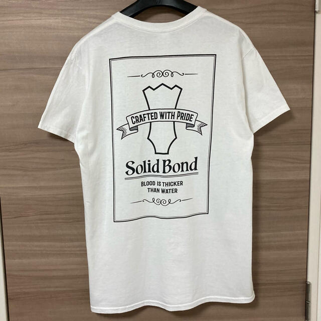 GILDAN(ギルタン)の【KEN YOKOYAMA】SOLID BOND Tシャツ (白) M ハイスタ メンズのトップス(Tシャツ/カットソー(半袖/袖なし))の商品写真