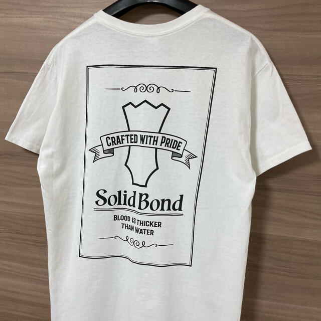 GILDAN(ギルタン)の【KEN YOKOYAMA】SOLID BOND Tシャツ (白) M ハイスタ メンズのトップス(Tシャツ/カットソー(半袖/袖なし))の商品写真