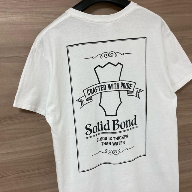 GILDAN(ギルタン)の【KEN YOKOYAMA】SOLID BOND Tシャツ (白) M ハイスタ メンズのトップス(Tシャツ/カットソー(半袖/袖なし))の商品写真