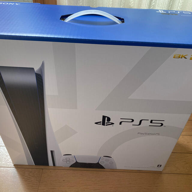 可愛いクリスマスツリーやギフトが! 送料無料 箱落書 PlayStation5 本体 PS5 CFI-1100A01 家庭用ゲーム機本体