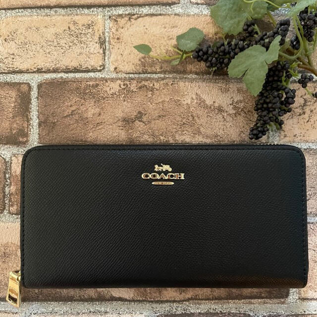 COACH(コーチ)の⌘箱付き・新品・未使用・正規品⌘ COACH 長財布 ブラック レディースのファッション小物(財布)の商品写真