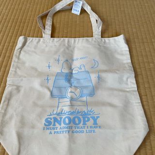 スヌーピー(SNOOPY)の【新品未使用】SNOOPYトートバッグ エコバッグ(トートバッグ)