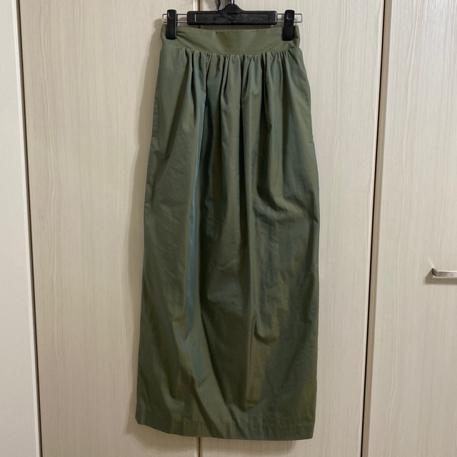 CLANE WAIST PUFF SKIRT スカート カーキ 4