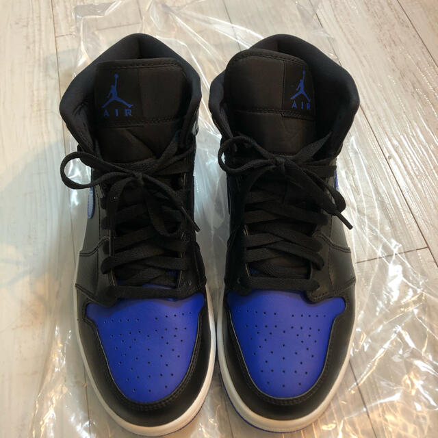 NIKE エアジョーダン1 MID BLACK/BLUE