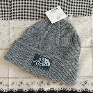 ザノースフェイス(THE NORTH FACE)のノースフェイス ニット帽 新品 グレー (ニット帽/ビーニー)