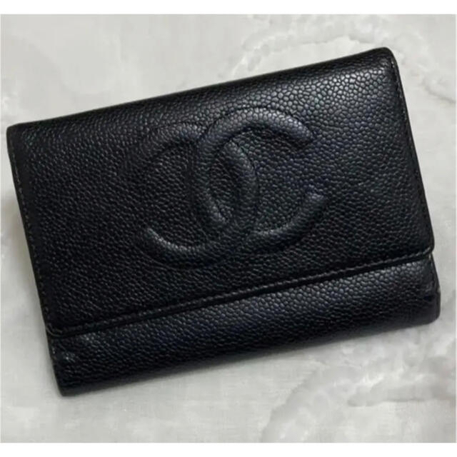 CHANEL　シャネル　財布　キャビアスキン 正規品