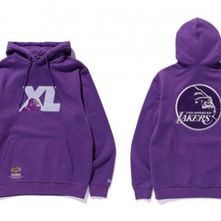 エクストララージ(XLARGE)のxlarge × new era × lakers(パーカー)