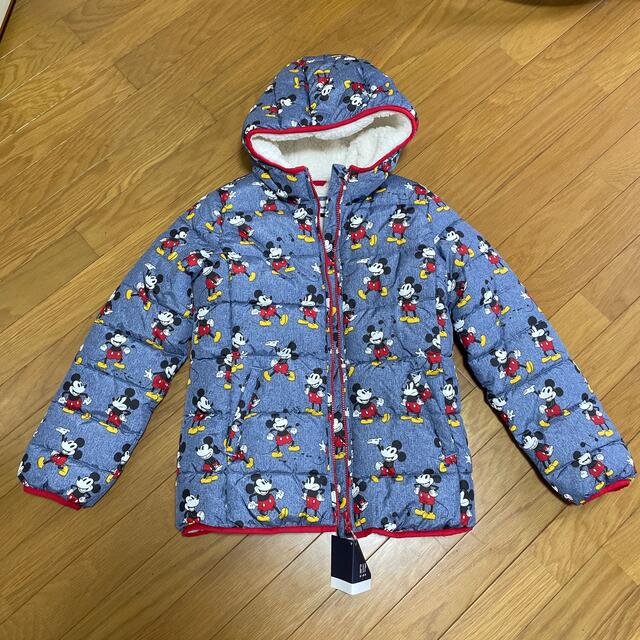 新品未使用　gap kids ダウン　ミッキー　160