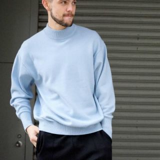 ワンエルディーケーセレクト(1LDK SELECT)のHERILL CASHMERE MOCKNECK KNIT SWEATER(ニット/セーター)