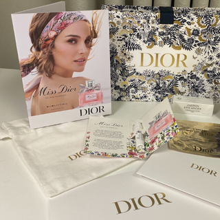 クリスチャンディオール(Christian Dior)の【限定ショップ袋付き】Dior ディオール サンプル3点 ギフト(サンプル/トライアルキット)