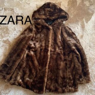 ザラ(ZARA)の週末値下げ！！ZARA フェイクファーコート(毛皮/ファーコート)