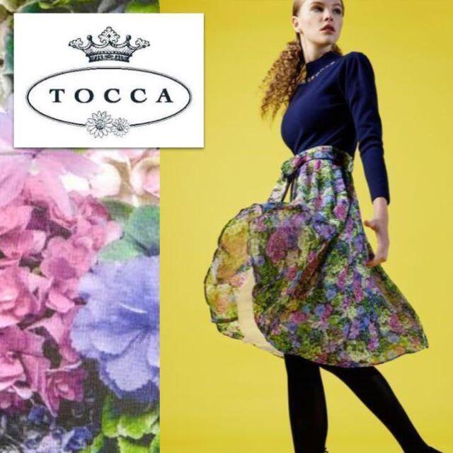 タグ付き未使用 TOCCA ニコライバーグマン FLOWER BOXスカート - スカート タグ付き未使用 TOCCA ニコライバーグマン FLOWER BOXスカート - スカート