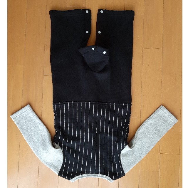 PASDEZELE☆蝶ネクタイフォーマルロンパース☆サイズ90cm・ソフト裏起毛 キッズ/ベビー/マタニティのキッズ服男の子用(90cm~)(ドレス/フォーマル)の商品写真