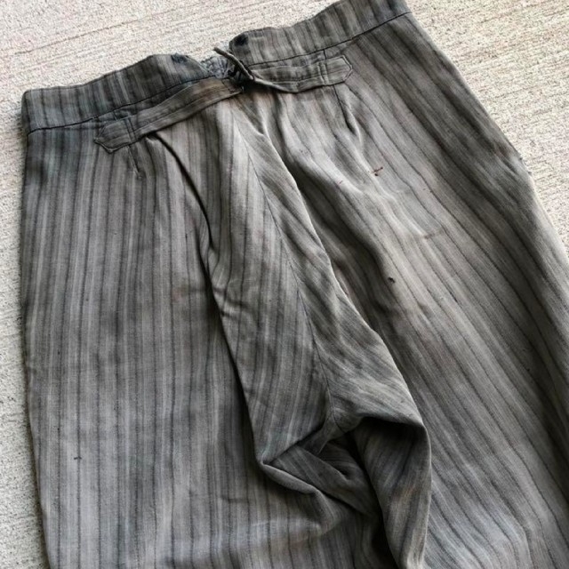 euro stripe work pants フレンチワーク ヴィンテージミリタリー