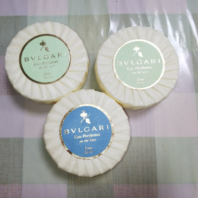 BVLGARI(ブルガリ)のブルガリ  ミニサイズ ソープ シャンプー 他 コスメ/美容のキット/セット(サンプル/トライアルキット)の商品写真