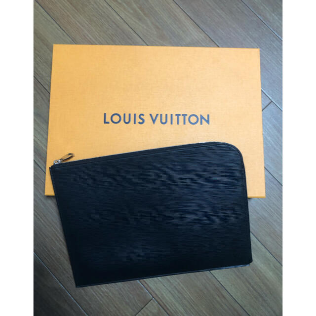 ルイヴィトン LOUIS VUITTON クラッチバッグ エピ ノワール | フリマアプリ ラクマ