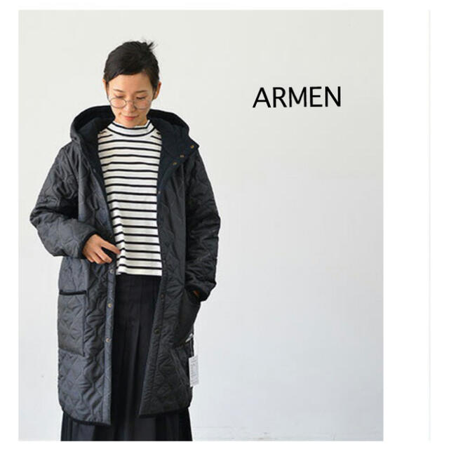 ARMEN(アーメン)のARMEN リバーシブルキルティングコート レディースのジャケット/アウター(ロングコート)の商品写真