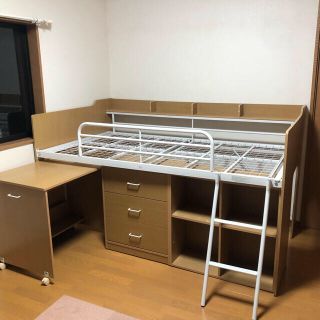 ニトリ(ニトリ)の★★値下げ★和歌山県北部引取希望★ニトリ★システムベッドデスク★(ロフトベッド/システムベッド)