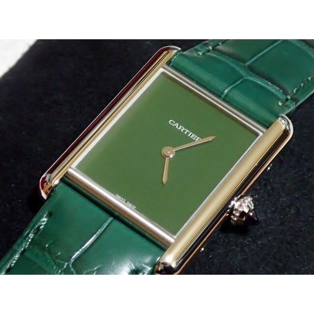 Cartier(カルティエ)のカルティエ タンク マスト グリーン WSTA0056 新品未使用 メンズの時計(腕時計(アナログ))の商品写真