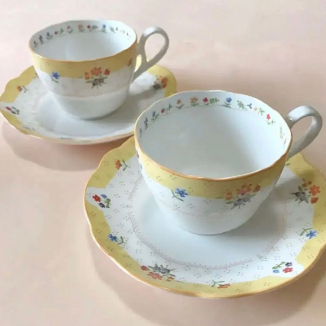 Noritake(ノリタケ)のトゥルーラブ　カップ&ソーサー  インテリア/住まい/日用品のキッチン/食器(グラス/カップ)の商品写真