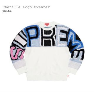 シュプリーム(Supreme)のシュプリーム　Chenille Logo Sweater(ニット/セーター)