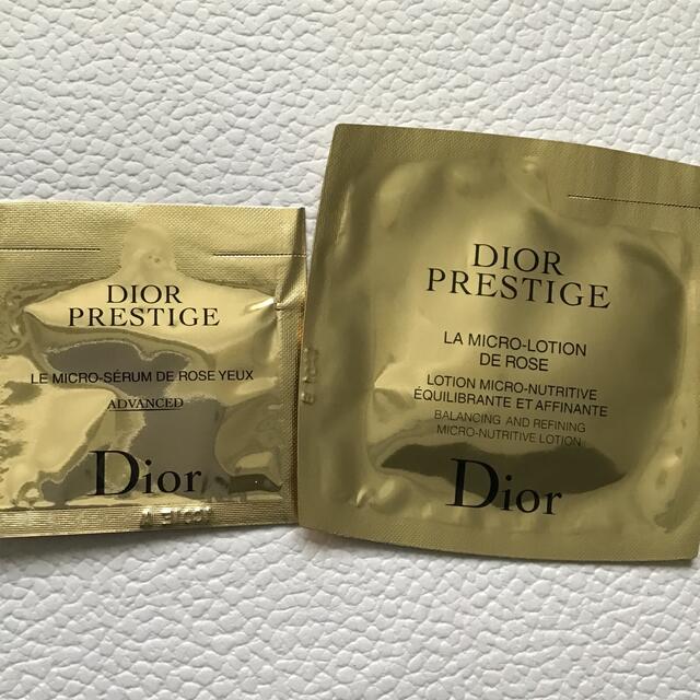 Dior(ディオール)のDior サンプル　プレステージ　ローション、セラム　ド　ローズ　ユー コスメ/美容のスキンケア/基礎化粧品(アイケア/アイクリーム)の商品写真