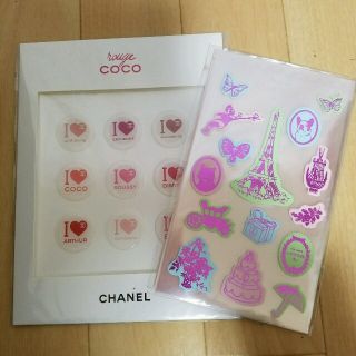 ラデュレ(LADUREE)のCHANEL、LADUREEシールセット(シール)