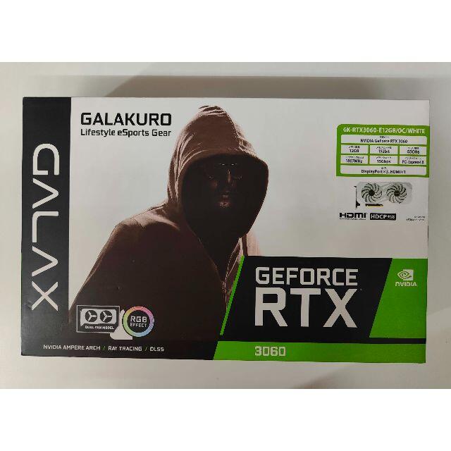 玄人志向 GALAKURO  GK-RTX3060-E12GB/OC/WHITE