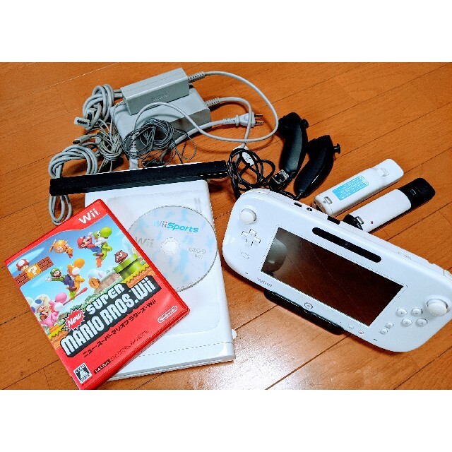 Wii U(ウィーユー)のWii U プレミアムセット 今すぐ遊べる 動作確認済み エンタメ/ホビーのゲームソフト/ゲーム機本体(家庭用ゲーム機本体)の商品写真