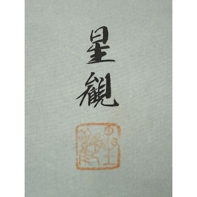 掛軸 星観『雲上観音』仏画 絹本 肉筆 共箱付 掛け軸 a12198の 掛軸 星観『雲上観音』仏画 絹本 肉筆 共箱付 掛け軸 a12198の