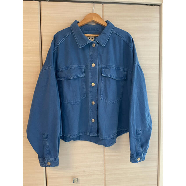 【新品・タグ付き】ZARA デニムジャケット ブルー M