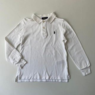 ポロラルフローレン(POLO RALPH LAUREN)のラルフローレン　長袖鹿子ポロシャツ　5サイズ(Tシャツ/カットソー)