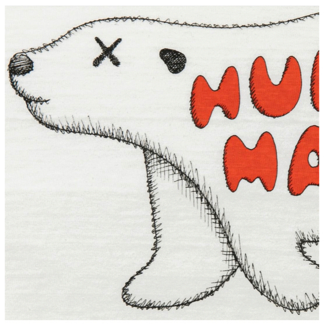 HUMAN MADE KAWS BEAR TSHIRT #7 WHITE 2XL メンズのトップス(Tシャツ/カットソー(半袖/袖なし))の商品写真