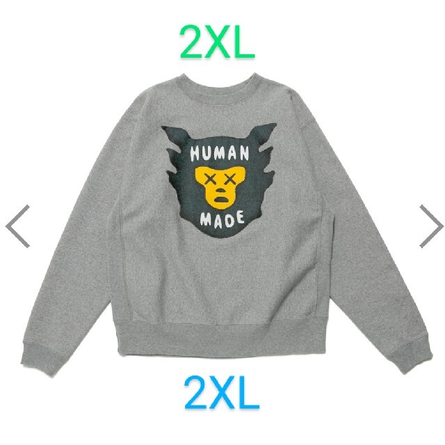 HUMANMADE × Kaws コラボ スウェット 2XL カウズ NIGO