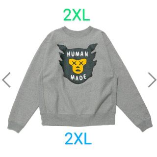 HUMANMADE × Kaws コラボ スウェット 2XL カウズ NIGO(スウェット)