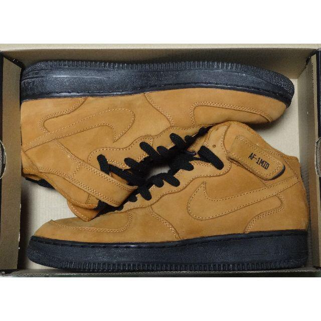 NIKE(ナイキ) AIR FORCE I MID FLAX(wheat)