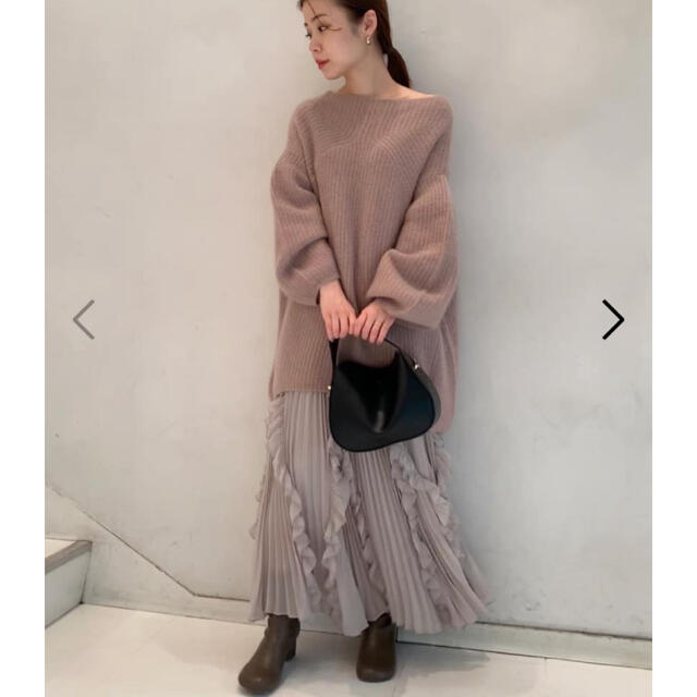 SNIDEL - 値下げ!今だけ!snidel ラクーンミニニット ワンピース 完売