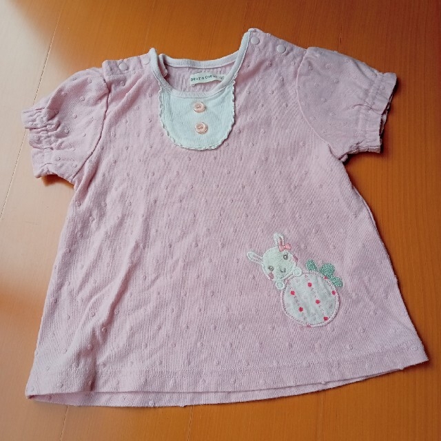 coeur a coeur(クーラクール)のクーラクール２枚セット キッズ/ベビー/マタニティのキッズ服女の子用(90cm~)(Tシャツ/カットソー)の商品写真