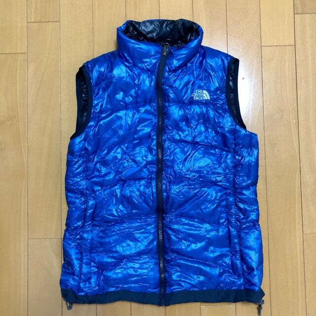 THE NORTH FACE - THE NORTH FAICE ダウンベスト レーディースMサイズ 青