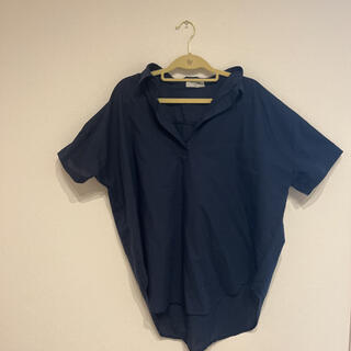 バックナンバー(BACK NUMBER)のバックナンバー　半袖シャツ　紺色　M(Tシャツ/カットソー(半袖/袖なし))