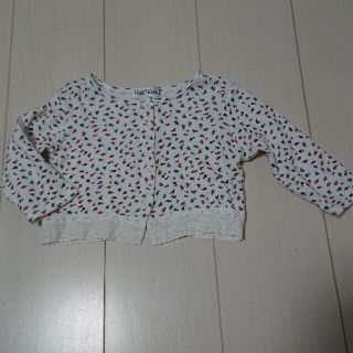 小花柄 カーディガン レース(カーディガン)