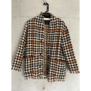 イザベルマラン(Isabel Marant)のisabel marant　チェック　カーディガン(カーディガン)