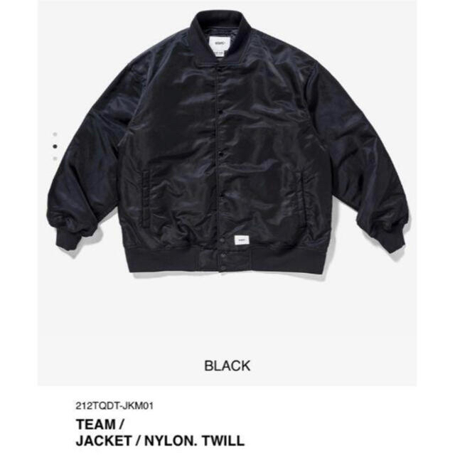 MカラーBLACK M 21AW WTAPS TEAM / JACKET / NYLON