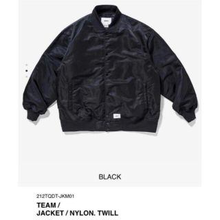 ダブルタップス(W)taps)のBLACK M 21AW WTAPS TEAM / JACKET / NYLON(ナイロンジャケット)