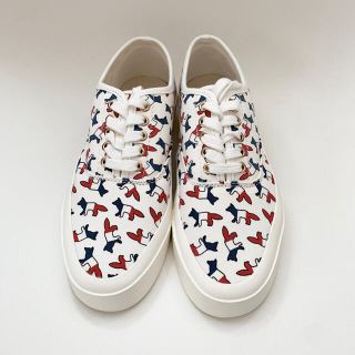 メゾンキツネ(MAISON KITSUNE')のMAISON KITSUNE［メゾンキツネ］トリコフォックスキャンバススニーカー(スニーカー)